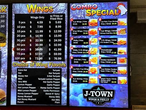 J Town Wings And Philly 9802 Baymeadows Rd Unit 03 Jacksonville Fl 32256 Usa