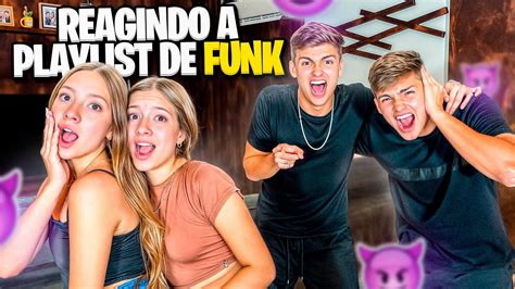 Reagindo A Playlist De Funk Das Minhas Irm S Irm Os Scribel Youtube