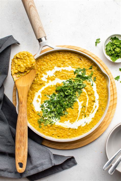 Creamy Coconut & Red Lentil Curry - From My Bowl