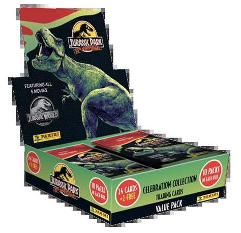 Panini Jurassic Park 30th Anniversary TC Trading Cards 1x Fat Pack