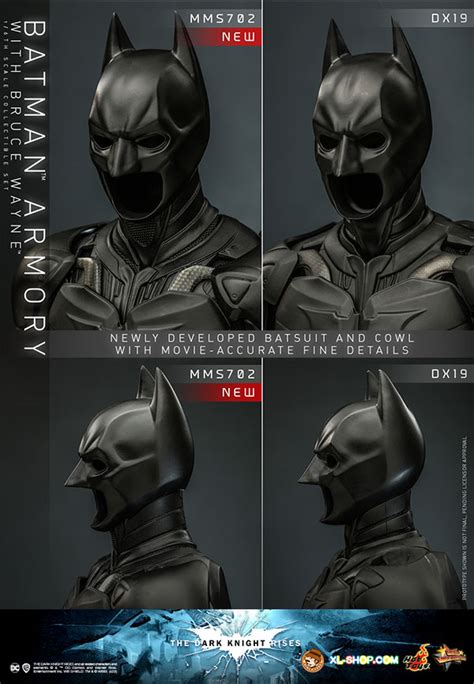 Hot Toys MMS The Dark Knight Rises Th Scale Batman Armory With Bruce Wayne