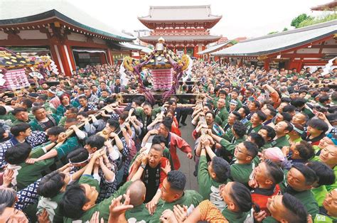 三社祭を写真と動画で 4年ぶりの本格開催 街には声が響き、熱気に包まれた：東京新聞デジタル