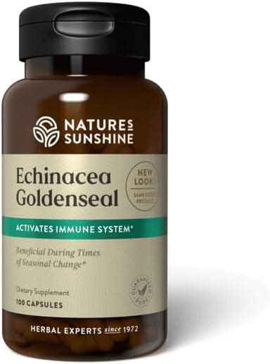 Amazon Nature S Sunshine Echinacea And Golden Seal Capsules