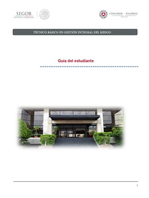 Guia Cenapred Pdf Evaluación Aprendizaje