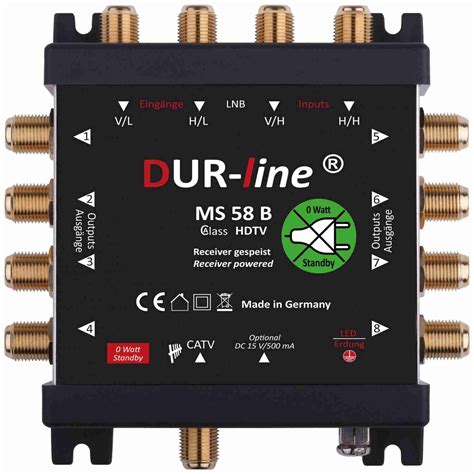 Test Sat Verteiler Dura Sat DUR Line MS 58 B