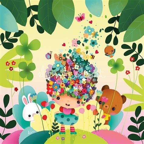 Épinglé Sur Elen Lescoat Illustratice Peintures Mignonnes Dessin