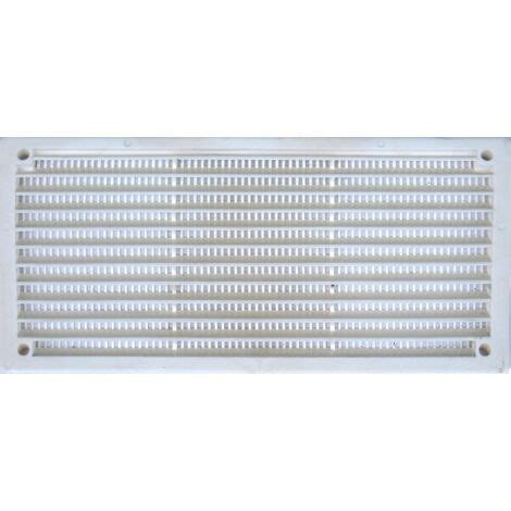 Rejilla de ventilación de abs natural L 8 6 x L 16 5 cm Centrale Brico