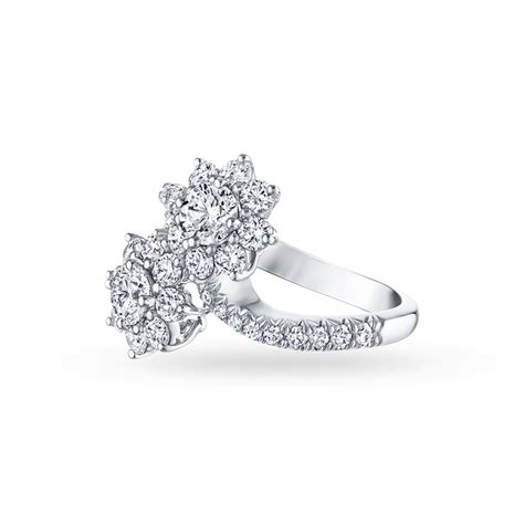 Sunflower Diamond Twin Ring Harry Winston