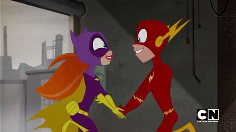 Barbara Gordon And Barry Allen Moments Dc Superhero Girls Youtube