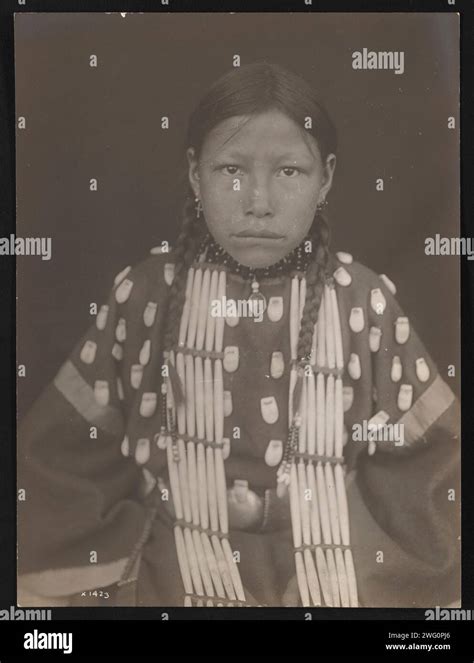 Cheyenne Girl 1910 Photograph Shows Half Length Portrait Of Cheyenne