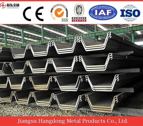 Good Price Waterproof Project Construction Use U Type Sheet Piling Hot