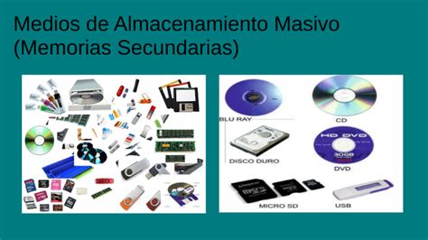 Medios De Almacenamiento Masivo Memorias Secundarias By Kenshi