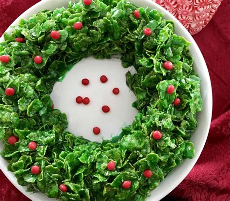 Cornflake Christmas Wreath My Casual Pantry