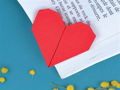 Origami Heart Bookmark A Personal Touch To Your Reading Easy Origami