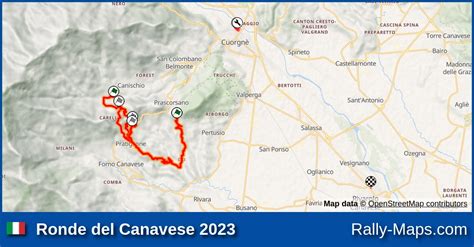 Mapy Zaplanuj Ronde Del Canavese Rajdtrasa Pl