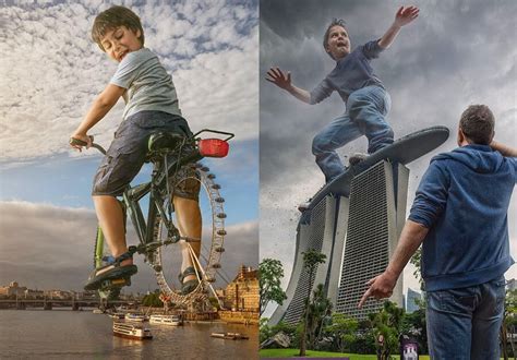 Photoshop Expert Dad Creates Crazy Images With His Son 25 Images