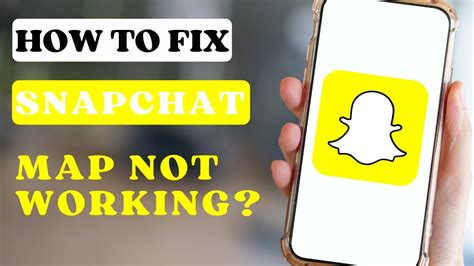 How To Fix Snapchat Map Not Working YouTube