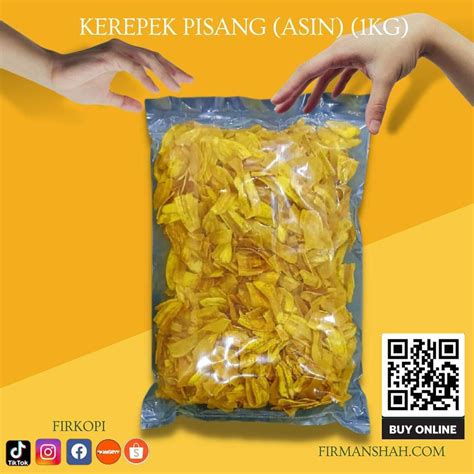 Kerepek Pisang Asin 1kg Food Drinks Packaged Instant Food On