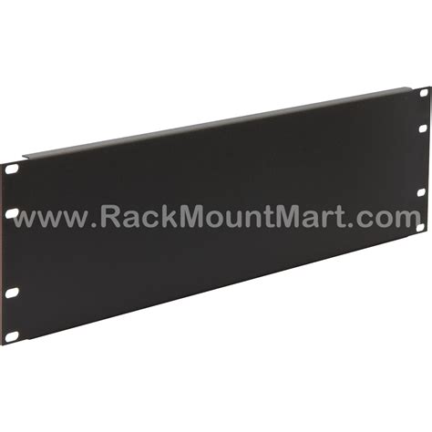 Black Steel Blank Filler Panel 1u Thru 5u 19 Ra1301 1u Ra1301