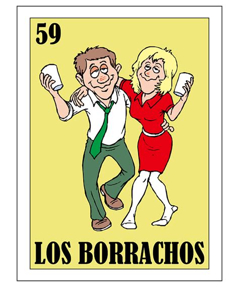 Loteria Mexicana Los Borrachos Loteria Mexicana Design Los