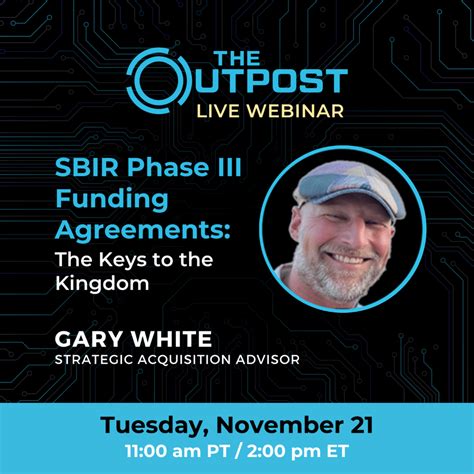 Sbir Phase Iii Funding Agreements The Keys To The Kingdom National Ace