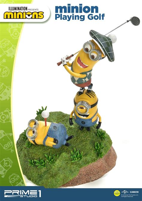 Prime Collectible Figures Minion Playing Golf Prime Studio