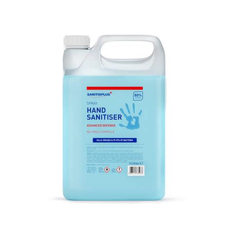 Sanitisplus 80 Alcohol Hand Sanitiser Spray 5l Refill Sanitisplus