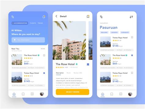 Hotel Booking Exploration Hotel Booking App Hotel App Web App Design