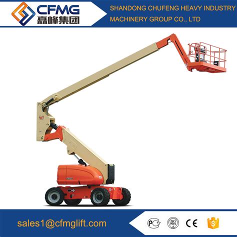 12m Self Propelled Articulated Boom Lift Telescopic Boom Lift High