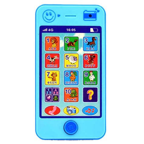 Детский телефон SHARKTOYS игровой в виде айфона для мальчика купить по ...