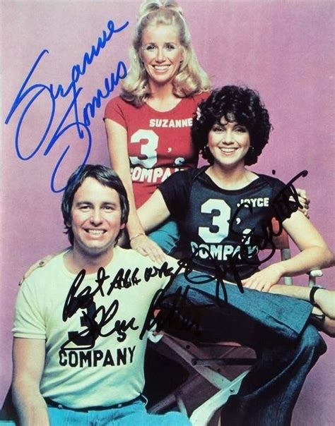 Three's Company Cast Signed Photo X3 John Ritter, Susan Somers, Joyce ...