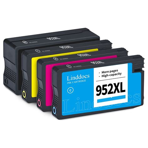 Hp 952 High Yield Ink Cartridges 4 Pack Black Cyan Magenta Yellow N9k27an For Officejet