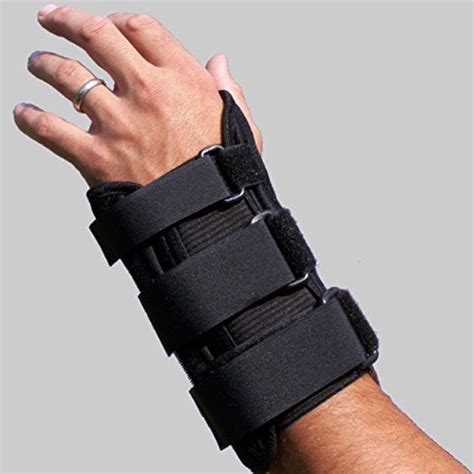 Padded Carpel Tunnel Wrist Brace And Hand Support Splint Small Left