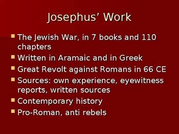 Roman Historian Josephus By Strategic Study Skills TPT