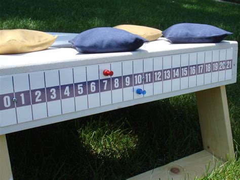 Cornhole Board Bean Bag Toss Scoreboard Magnetic Blue GREAT for ...