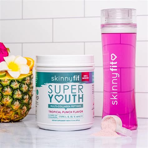 Skinnyfit Super Youth Tropical Punch Multi Collagen Peptides Plus Apple