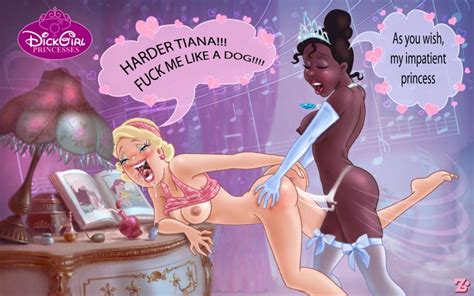 Rule 34 2girls Ariel Charlotte La Bouff Clothing Crossover Dark Skinned Female Disney Disney