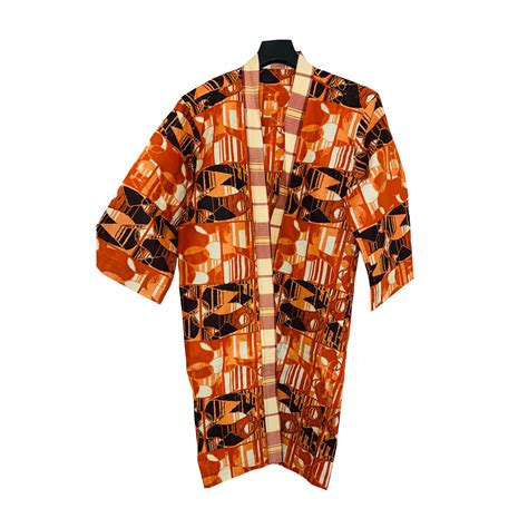 Kimono En Pagne Africain
