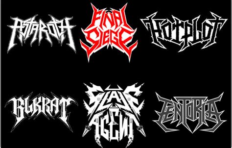 Draw Your Thrash Metal Logo By Stephanie Giles Fiverr