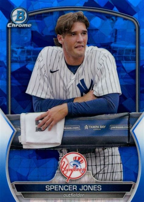 Spencer Jones 2023 Bowman Chrome Sapphire Edition BCP 178 Prospects SP