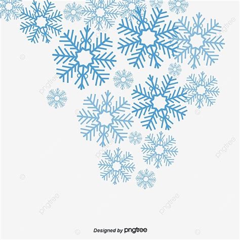 Vector Blue Snowflake Blue Vector Snowflake Vector Snowflake Clipart