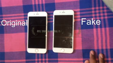 Fake Vs Real Iphone 6s Comparison Youtube