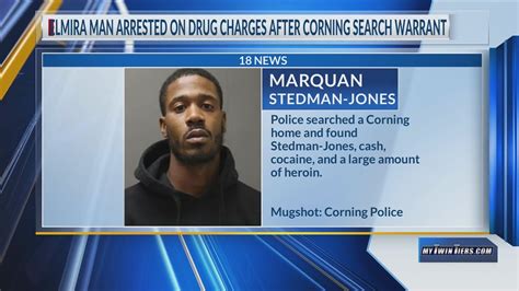 Elmira Man Arrested On Drug Charges After Corning Search Warrant Youtube