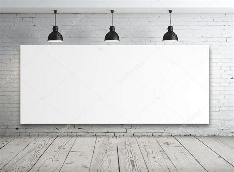 Poster In White Room — Stock Photo © Peshkova 14119249
