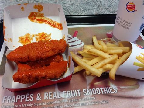 Burger King Buffalo Chicken Strips Review - DC Outlook