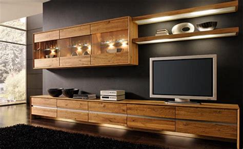 Modern LCD TV wooden furniture designs. | An Interior Design