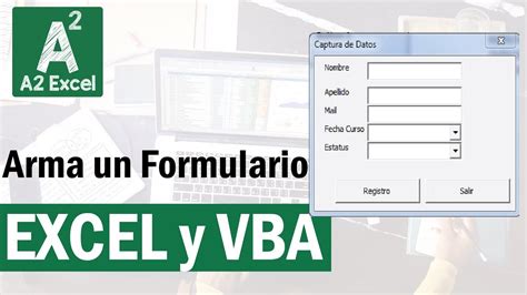 ¡como Armar Formularios Fácil En Excel ¡con Y Sin Programación Youtube