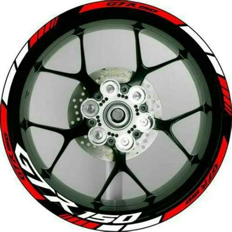 Jual Stiker Velg Custom Honda Supra Gtr 150 Sticker Lis Whell Rim Di