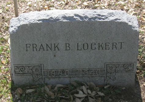 Frank Bemis Lockert 1880 1940 Find A Grave Memorial