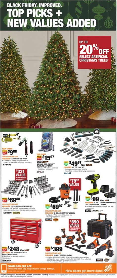 Home Depot Black Friday Ad Sale